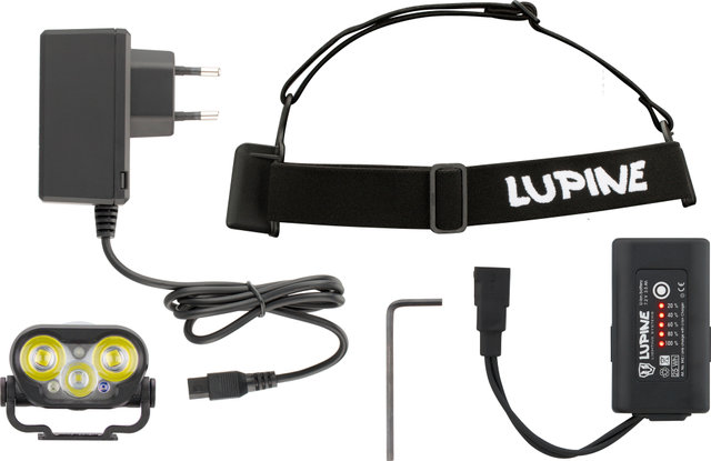 Lupine Lampe Frontale à LED Blika X 4 SC - noir/2400 lumens