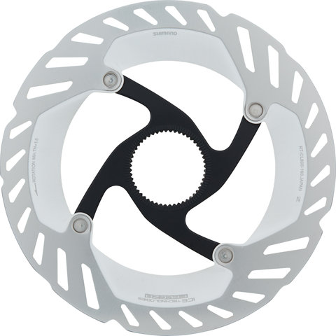 Shimano RT-CL800 Center Lock Brake Rotor w/ Magnet + Internal Teeth - silver-black/160 mm