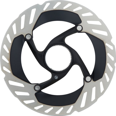 Shimano RT-CL900 Center Lock Brake Rotor w/ Magnet + Internal Teeth - black-silver/160 mm