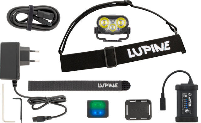 Lupine Blika RX 7 SC LED Head Lamp - black/2400 lumens