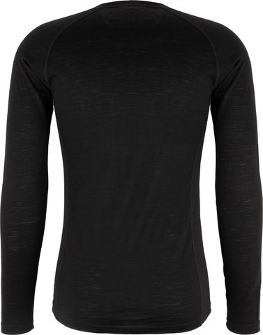 Merino Polyfibre Long Sleeve Base Layer - black/M