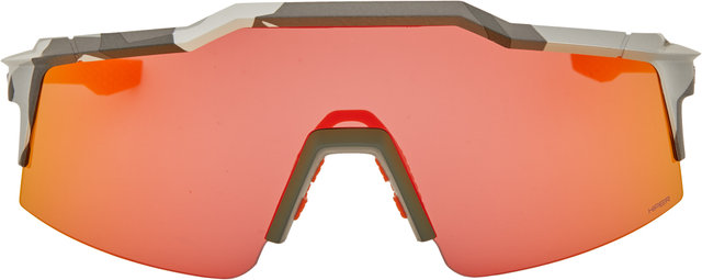 Speedcraft SL Hiper Sports Glasses - soft tact grey camo/hiper red multilayer mirror