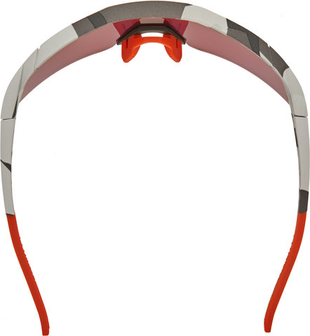 Speedcraft SL Hiper Sportbrille - soft tact grey camo/hiper red multilayer mirror