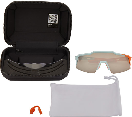 Gafas deportivas Speedcraft SL Hiper - soft tact two tone/hiper silver mirror