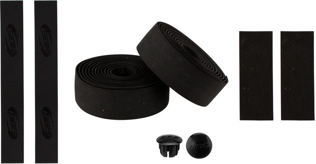Cinta de manillar de corcho RaceRibbon BHT-01 - negro-corcho/BHT-01