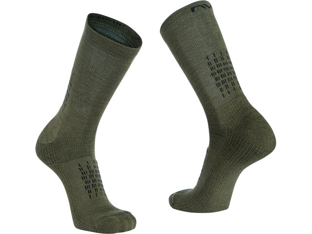 Fast Winter High Socken - forest green-black/40-43