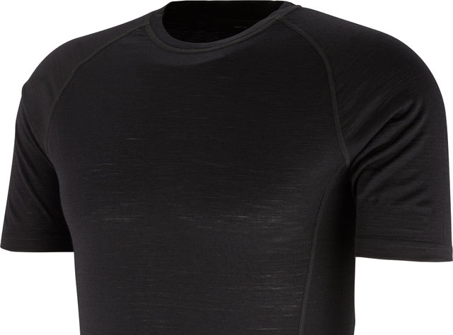 Merino Polyfibre Shortsleeve Base Layer - black/M