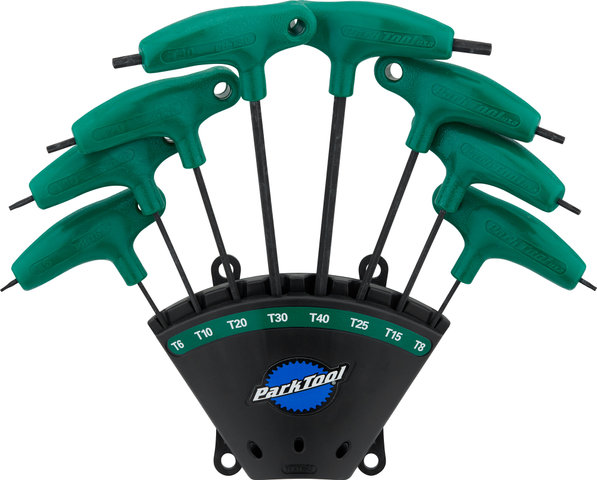 ParkTool Set de llaves de Torx con mango en P PH-T1.2 - verde-negro/universal