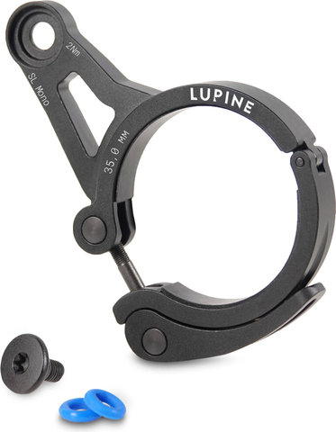 Lupine Lenkerhalterung Schnellspanner für SL Mono Fahrradlampe - schwarz