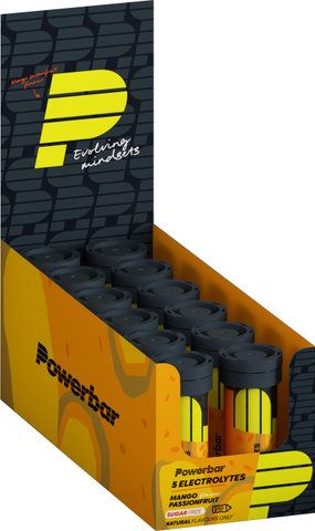 Powerbar 5Electrolytes Sports Drink Sportgetränk Brausetabletten - Box (42gx12) - mango passionfruit
