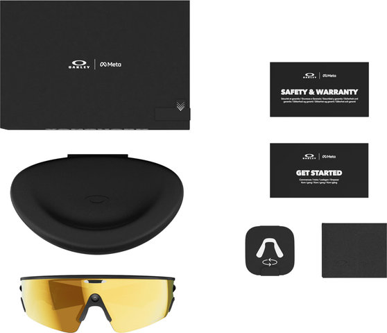 Oakley Vanguard Meta AI Sports Glasses - black | prizm 24k