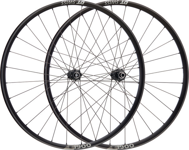 DT Swiss E 1900 SPLINE 30 Center Lock Disc 29" Wheelset - black/29" set (front 15x100 + rear 12x142) Shimano