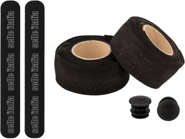 Ruban de Guidon en Cuir Smootape Classica - noir/universal