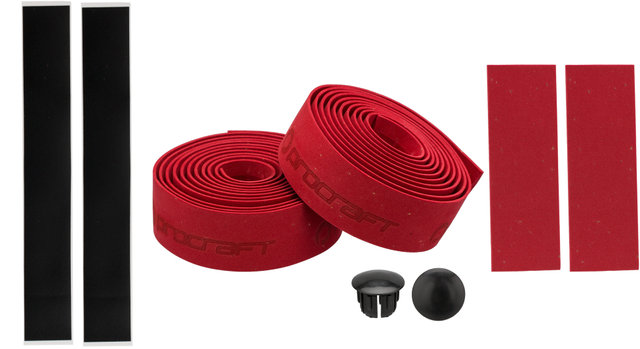 Cinta de manillar monocolor de corcho Procraft - rojo/universal