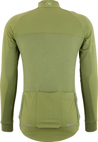 Endura Maillot GV500 L/S - olive green/M