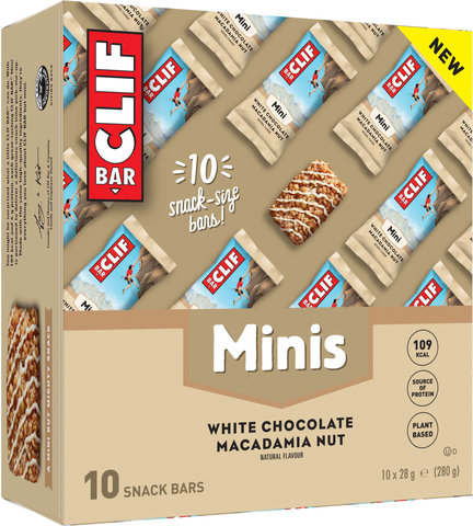 CLIF Bar Mini barrita energética - 10 unidades - white chocolate macadamia/280 g