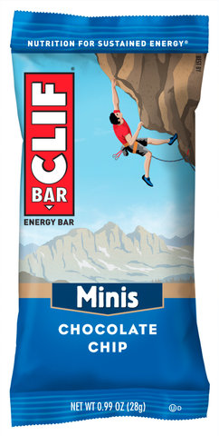 CLIF Bar Mini Barres Énergétiques - 10 pièces - chocolate chip/280 g