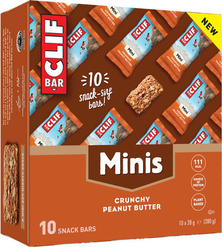CLIF Bar Mini Barres Énergétiques - 10 pièces - crunchy peanut butter/280 g
