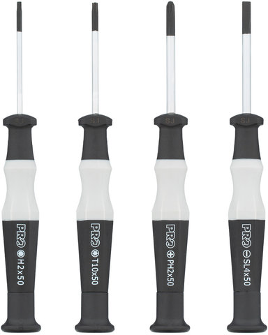 PRO Fine Adjustment Screwdriver Set - 4 pieces - black-grey/universal