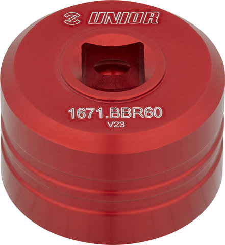 Unior Bike Tools Herramienta de ejes de pedalier 1671.BBR60 - red/universal