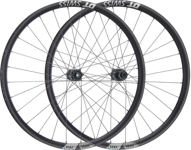 DT Swiss HXC 1501 SPLINE One 27,5" 35 Boost Disc 6-Loch Hybrid Laufradsatz - schwarz/27,5" Satz (VR 15x110 Boost + HR 12x148 Boost) Shimano