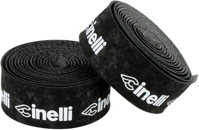 Logo Velvet Handlebar Tape - black and white/universal