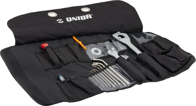 Unior Bike Tools Sacoche à Outils Enroulable Pro Tool Roll Set 1600ROLL-P - red/universal