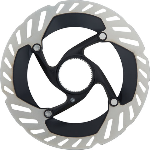 RT-CL900 Center Lock Brake Rotor for Dura-Ace w/ Internal Teeth - black-silver/160 mm