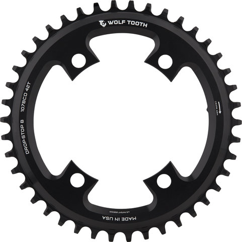 Wolf Tooth Components Plateau 107 BCD pour SRAM - black/42 dents
