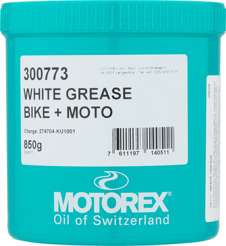 Motorex White Grease Zweiradfett weiß - weiß/850 g