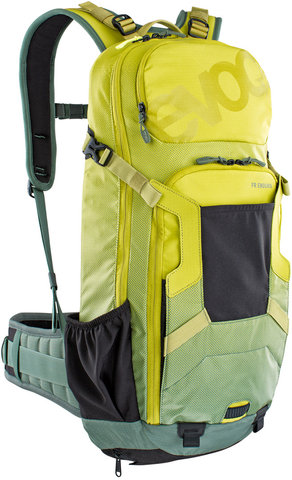 evoc Mochila con protección integrada FR Enduro - moss green-olive/16 litros, M/L