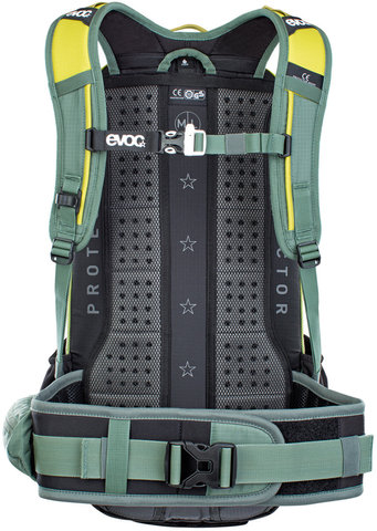 evoc FR Enduro Protector Backpack - moss green-olive/16 litres, M/L