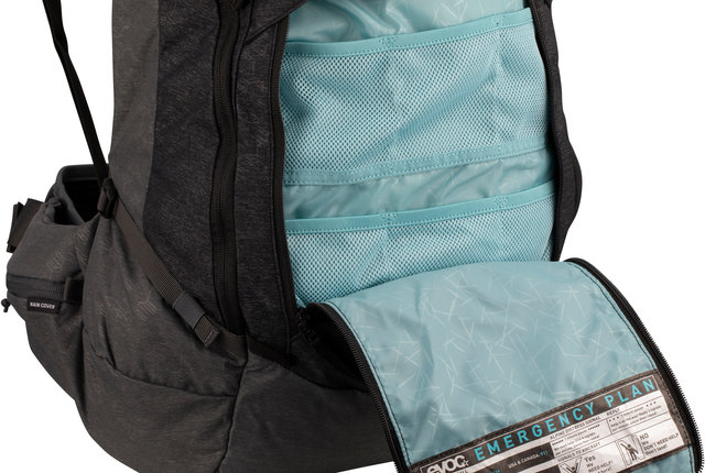 evoc Sac à Dos à Protecteurs Trail Pro 26 - black-carbon grey/L/XL