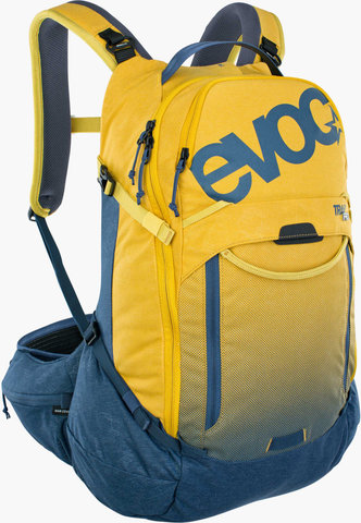 evoc Mochila con protección integrada Trail Pro 26 - curry-denim/L/XL