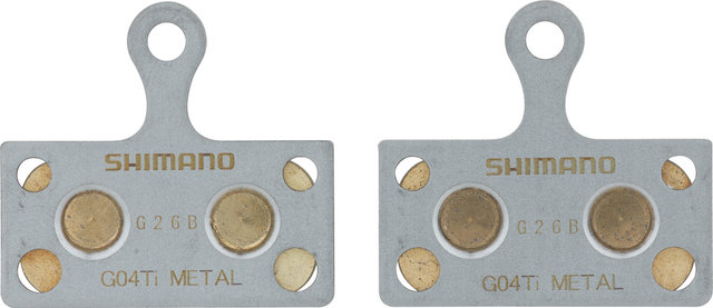 Shimano Bremsbeläge G04Ti-MX für XTR, XT, SLX - universal/metall