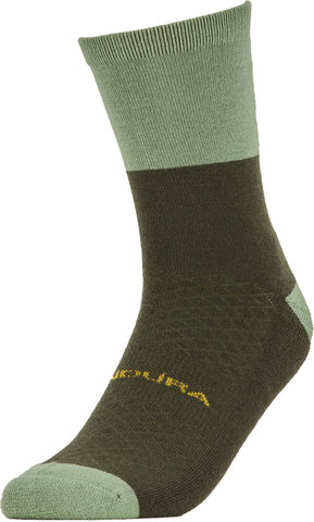 BaaBaa Merino Winter Socks - bottle green/42.5-47