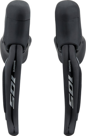 105 v+h Set Scheibenbremse BR-R7170 + Di2 ST-R7170 - schwarz/Satz (VR + HR)