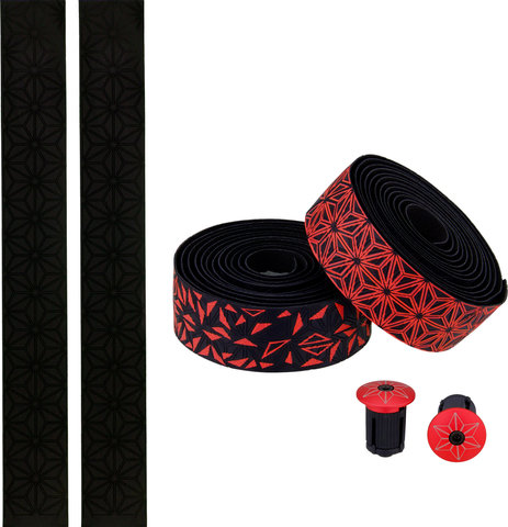 Supacaz Super Sticky Kush Star Fade Handlebar Tape - red/universal