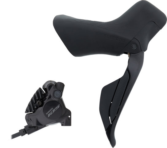 Shimano 105 BR-R7170 + Di2 ST-R7170 Disc Brake - black/rear