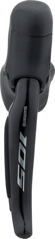 Shimano Freno de disco 105 BR-R7170 + Di2 ST-R7170 - negro/rueda trasera