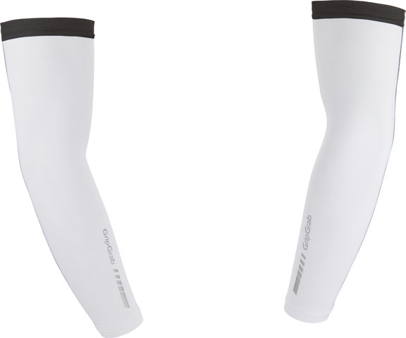 GripGrab Manchettes UPF 50+ UV Sleeves - blanc/M
