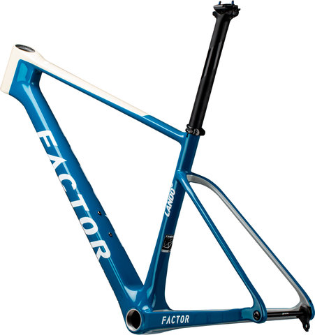 Lando HT 29" Carbon Hardtail Rahmen - vintage blue/L