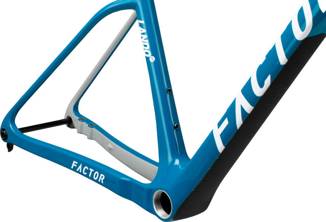 Factor Cadre en Carbone Lando HT 29" Hardtail - vintage blue/L