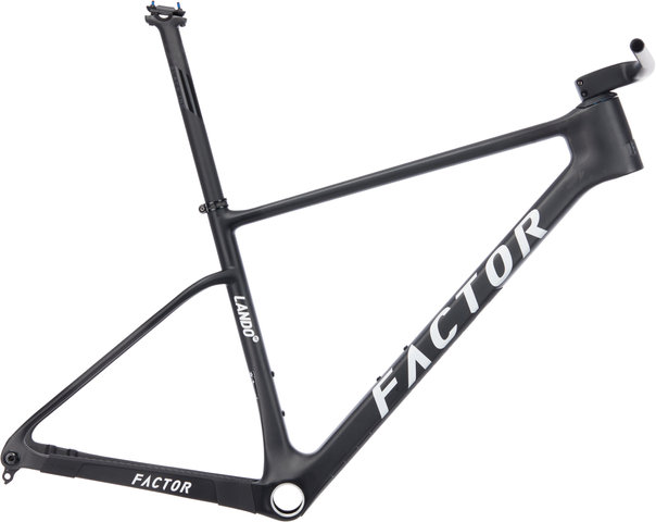 Factor Cadre en Carbone Lando HT 29" Hardtail - naked carbon/L