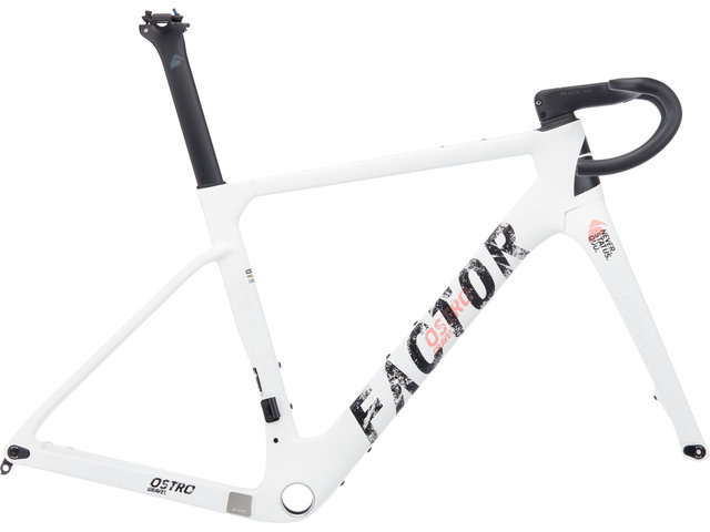OSTRO Gravel V.A.M. Disc Carbon Frameset - white grunge/54 cm