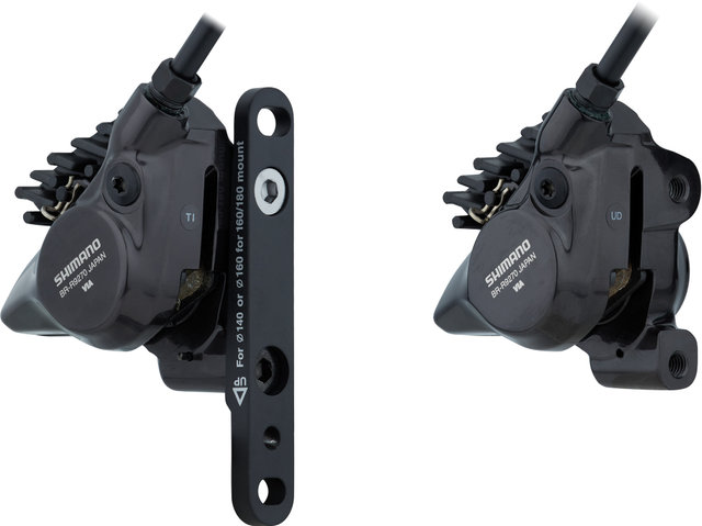 Shimano Dura-Ace Front+Rear Set Disc Brake BR-R9270 + Di2 ST-R9270 - black/set (front+rear)