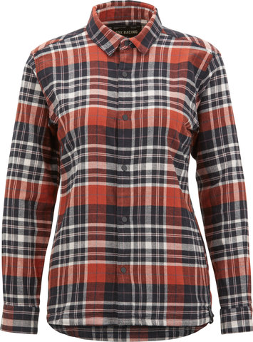 Womens Foxlover Stretch Flannel Hemd - copper/S
