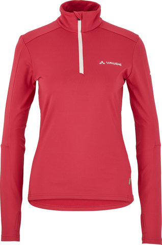 Pullover en Polaire Womens Livigno Halfzip - crimson red/36