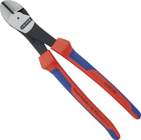 Knipex High Power Side Cutting Pliers - red-blue/250 mm