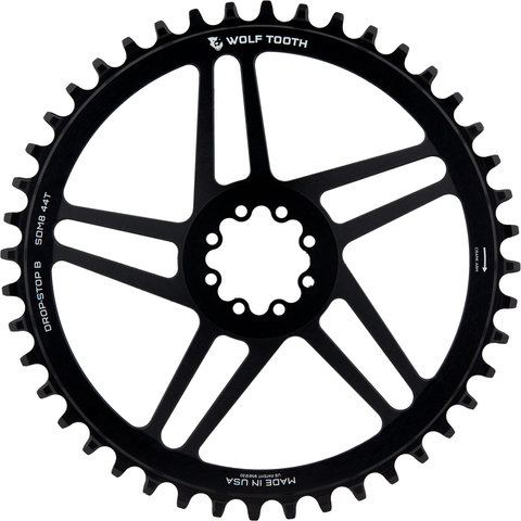Plato Direct Mount para SRAM 8-Bolt - black/44 dientes